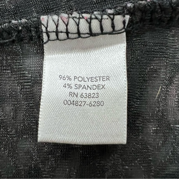 CJ Banks Women’s Pullover Handkerchief Top Sz 2X Multi Color 3/4 Sleeve Stretch - Picture 8 of 13